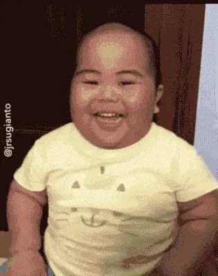 laughing